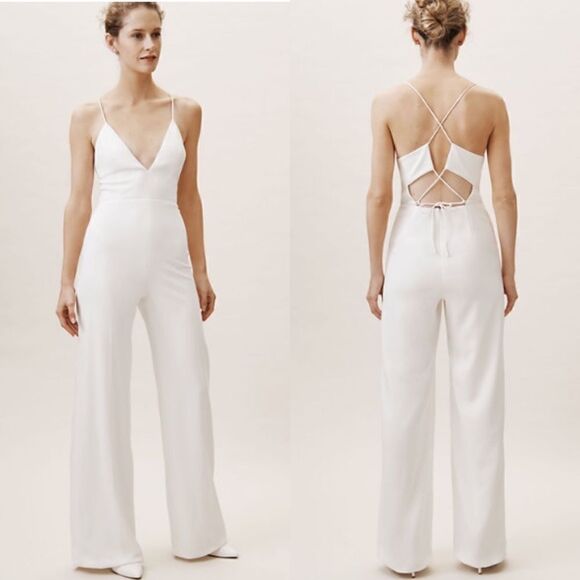 ANTHROPOLOGIE x BHLDN Auden Jumpsuit / size 6 - Picture 1 of 5